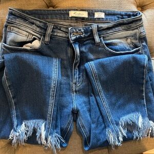 Kancan mid-rise ankle skinny jean